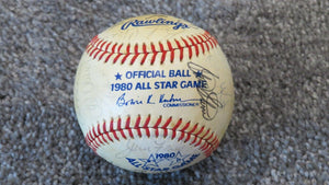 1980 American League All Star Team Signed Official Baseball! Molitor, Kaline + 