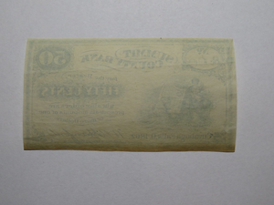 $.50 1862 Cuyahoga Falls Ohio OH Obsolete Currency Bank Note Bill Summit County