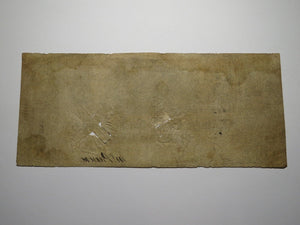 $5 1841 Bristol Pennsylvania Obsolete Currency Bank Note Bill Bucks County!