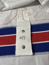 Load image into Gallery viewer, 2011 Martin Biron New York Rangers Sweden Premier Game Used Worn Hockey Jersey