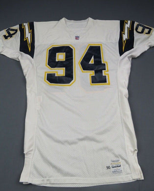 1992 Chris Mims San Diego Chargers Game Used Worn Football Jersey! Tennessee LA