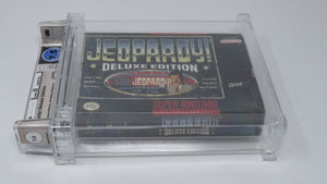 Jeopardy! Deluxe Edition Super Nintendo SNES Sealed Video Game Wata Graded 7.5 A