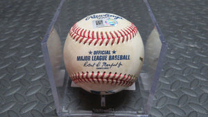 2019 Steven Duggar San Francisco Giants Game Used Walk Baseball! Tyler Austin