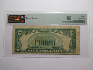 $5 1929 Burlington North Carolina National Currency Bank Note Bill Ch #13613 F15