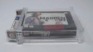Madden '97 NFL Football Super Nintendo Factory Sealed Video Game Wata Graded 