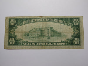 $10 1929 Providence Rhode Island RI National Currency Bank Note Bill #1302 FINE