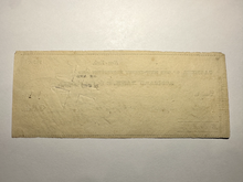 Load image into Gallery viewer, $696 1825 Jersey City NJ Obsolete Currency Bank Note Check Protection &amp; Lombard