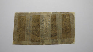 1763 Eighteen Pence New Jersey NJ Colonial Currency Note Bill! RARE ISSUE 18d