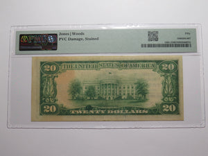 $20 1929 Charlotte North Carolina NC National Currency Bank Note Bill #5055 AU50