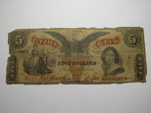 Load image into Gallery viewer, $5 1863 Philadelphia Pennsylvania Obsolete Currency Bank Note Bill -Union Bank