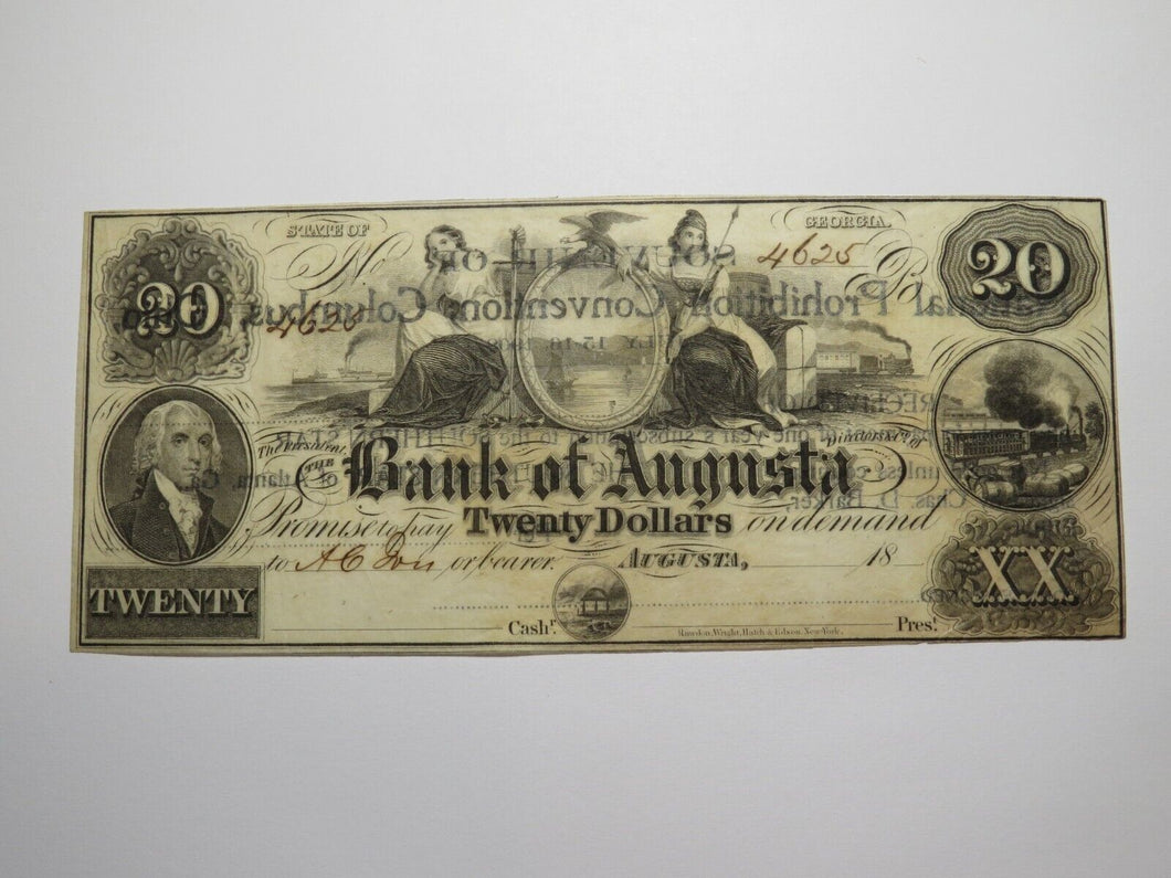 $20 1908 Columbus Ohio OH National Prohibition Convention Obsolete Currency Note