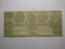 Load image into Gallery viewer, $5 18__ Franklin Ohio OH Obsolete Currency Bank Note Bill Silk Company UNC+++