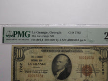 Load image into Gallery viewer, $10 1929 La Grange Georgia GA National Currency Bank Note Bill Ch #7762 VF20 PMG