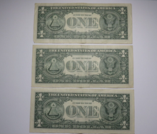 Load image into Gallery viewer, 3 $1 2017 Federal Reserve Bank Star Notes Average Circulated Condition!
