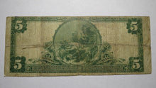 Load image into Gallery viewer, $5 1902 New London City Connecticut CT National Currency Bank Note Bill! #1037