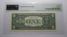 Load image into Gallery viewer, $1 2017 Radar Serial Number Federal Reserve Currency Bank Note Bill PMG UNC66EPQ