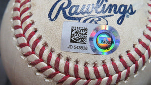 2019 Kurt Suzuki Washington Nationals Game Used Foul Baseball! Dereck Rodriguez