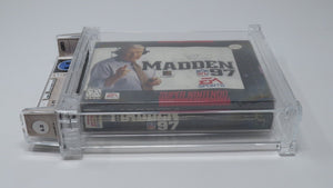 Madden '97 NFL Football Super Nintendo Factory Sealed Video Game Wata Graded 