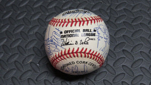 1992 New York Mets Team Signed Official NL Baseball! Gooden Murray Kent Hundley