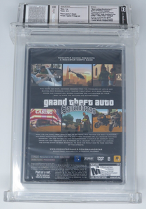 Grand Theft Auto San Andreas Sony Playstation 2 Factory Sealed Video Game WATA