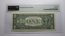 Load image into Gallery viewer, $1 1995 Radar Serial Number Federal Reserve Currency Bank Note Bill PMG UNC65EPQ