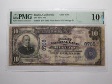 Load image into Gallery viewer, $10 1902 Rialto California CA National Currency Bank Note Bill #8768 VG10 PMG