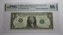 Load image into Gallery viewer, $1 2003 Repeater Serial Number Federal Reserve Currency Bank Note Bill PMG UNC66