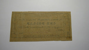 $1 1862 Lunenburg Virginia VA Obsolete Currency Bank Note Bill! Lunenburg County