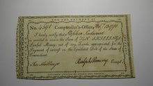 Load image into Gallery viewer, 1790 10s Connecticut Comptroller's Office Colonial Currency Note Ralph Pomeroy!