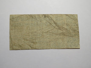 $.50 1864 Savannah Georgia GA Obsolete Currency Bank Note Bill Mechanics Savings