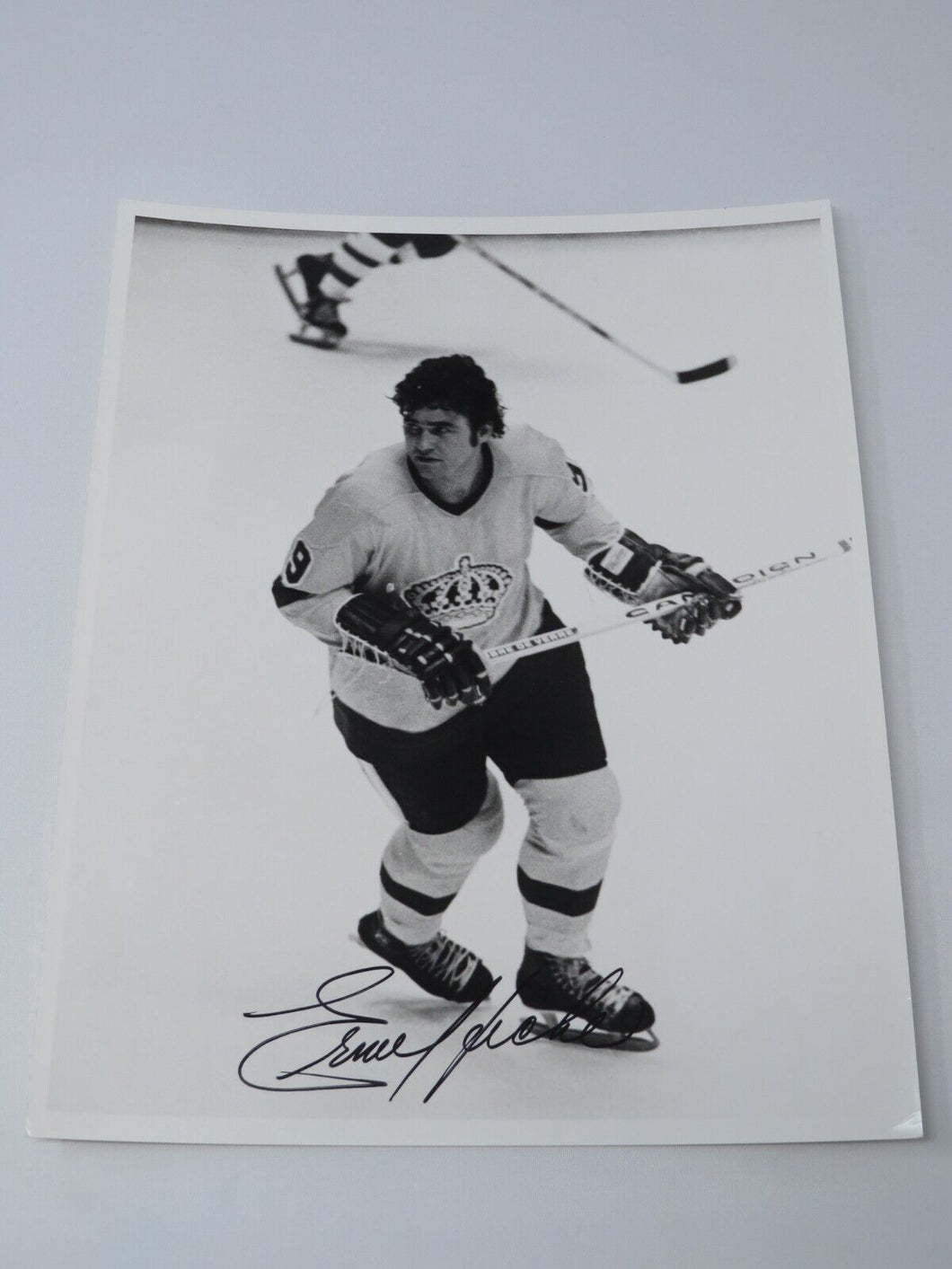 Ernie Hicke Los Angeles Kings Signed Autographed Original 10X8 Hockey Photo