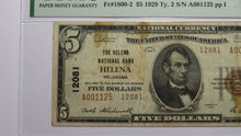 Load image into Gallery viewer, $5 1929 Helena Oklahoma OK National Currency Bank Note Bill Ch #12081 VF25