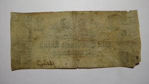 $1 1841 Towanda Pennsylvania PA Obsolete Currency Note Bill Towanda Bank RARE