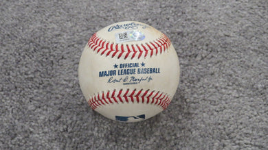 2018 Anthony Rendon RBI Sacrifice Fly Game Used Baseball Bryce Harper Run Scored