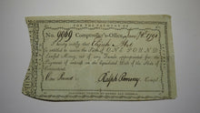 Load image into Gallery viewer, 1791 One Pound Connecticut Comptroller&#39;s Office Colonial Currency Note! Pomeroy