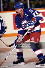 Load image into Gallery viewer, 1990&#39;s Moe Mantha Winnipeg Jets Game Used Signed Chimo NHL Hockey Stick