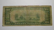 Load image into Gallery viewer, $20 1929 Stevens Point Wisconsin WI National Currency Bank Note Bill! #3001 RARE