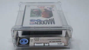 Madden '95 NFL Football Sega Genesis Factory Sealed Video Game Wata Graded 8.5