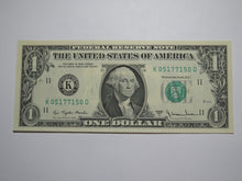 Load image into Gallery viewer, $1 1977 Radar Serial Number Federal Reserve Currency Bank Note Bill UNC 05177150