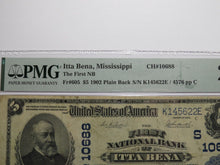 Load image into Gallery viewer, $5 1902 Itta Bena Mississippi National Currency Bank Note Bill #10688 PMG VF25