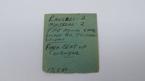 March 9, 1969 New York Rangers Vs. Montreal Canadiens NHL Hockey Ticket Stub