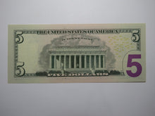Load image into Gallery viewer, $5 2017 Radar Serial Number Federal Reserve Currency Bank Note Bill UNC++++