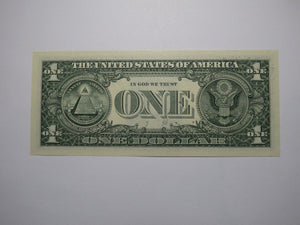 $1 2021 Repeater Serial Number Federal Reserve Currency Bank Note Bill UNC++++