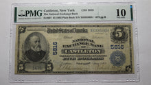 Load image into Gallery viewer, $5 1902 Castleton New York NY National Currency Bank Note Bill! Ch. #5816 PMG