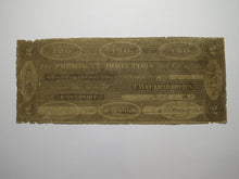 Load image into Gallery viewer, $2 1819 Eastport Maine ME Obsolete Currency Bank Note Bill Passamaquoddy Bank