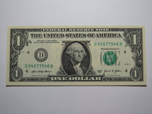 Load image into Gallery viewer, $1 2021 Radar Serial Number Federal Reserve Currency Bank Note Bill UNC 64577546