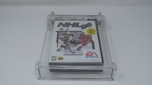 New NHL '96 Hockey Sega Genesis Factory Sealed Video Game Wata Graded 9.4 B+