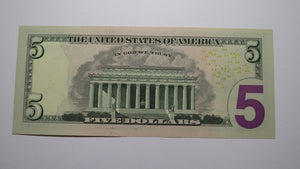 2 $1 & $5 2003 Matching Fancy Serial Numbers Federal Reserve Bank Note Bills UNC