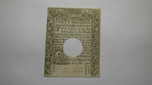 Load image into Gallery viewer, 1780 40s Hartford Connecticut CT Colonial Currency Note Bill Forty Shillings!