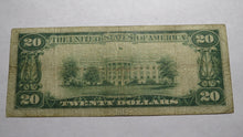 Load image into Gallery viewer, $20 1929 Evanston Illinois IL National Currency Bank Note Bill Ch. #5279 FINE!